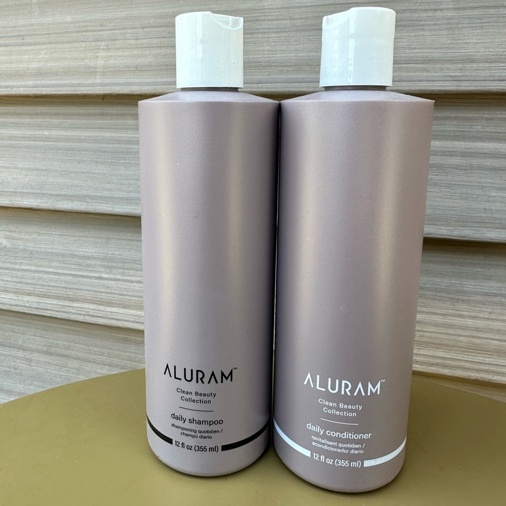 Aluram Daily Shampoo & Conditioner Set 12 oz Bottles